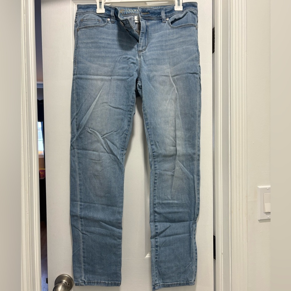 LC Lauren Conrad skinny blue jean, size 10.